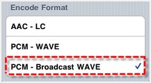 Broadcast WAVE listed