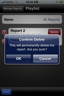 Confirm deletion dialog