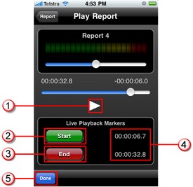 Playback markers explained