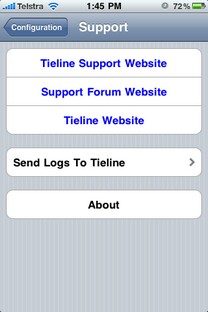 Support screen