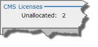 Codec - CMS Licenses unallocated