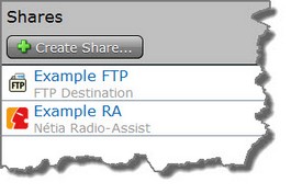 Share - example share servers