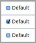 Default check-box selection